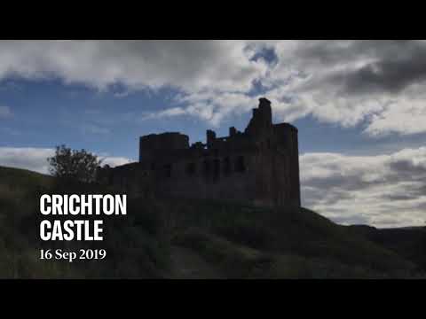 Crichton Castle - beautiful 14th century castle in Midlothian, Scotland