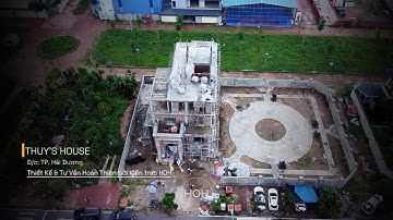 MỘT BIỆT THỰ TÂN CỔ ĐIỂN SANG TRỌNG ĐANG DẦN LỘ DIỆN | Kiến trúc HOH