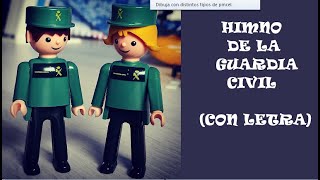 Video thumbnail of "HIMNO de la GUARDIA CIVIL (Con letra), INSTITUTO GLORIA A TI, POR TU HONOR QUIERO VIVIR........"