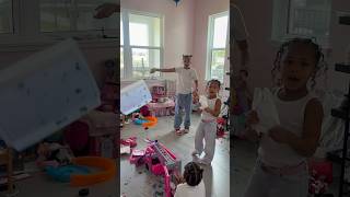 Dad catches daughters destroying there playroom #shorts