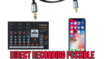 Audio mixer se mobile me direct recording