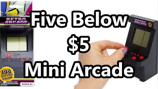 Retro Arcade 100 Exciting Games Review - Five Below $5 Mini Arcade screenshot 3