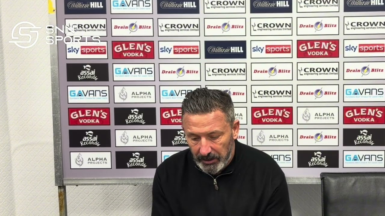 Derek McInnes Reacts | Dundee 0-1 Hearts 