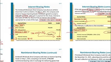 ACC 311 - CH 7 - Notes Receivable