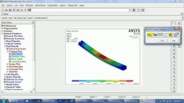 ANSYS Tutorial for Beginners - Simply Supported Beam with Point Load
