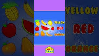Learn Colors with Yummy Summer Fruit Coolers #learning #cartoon #shorts