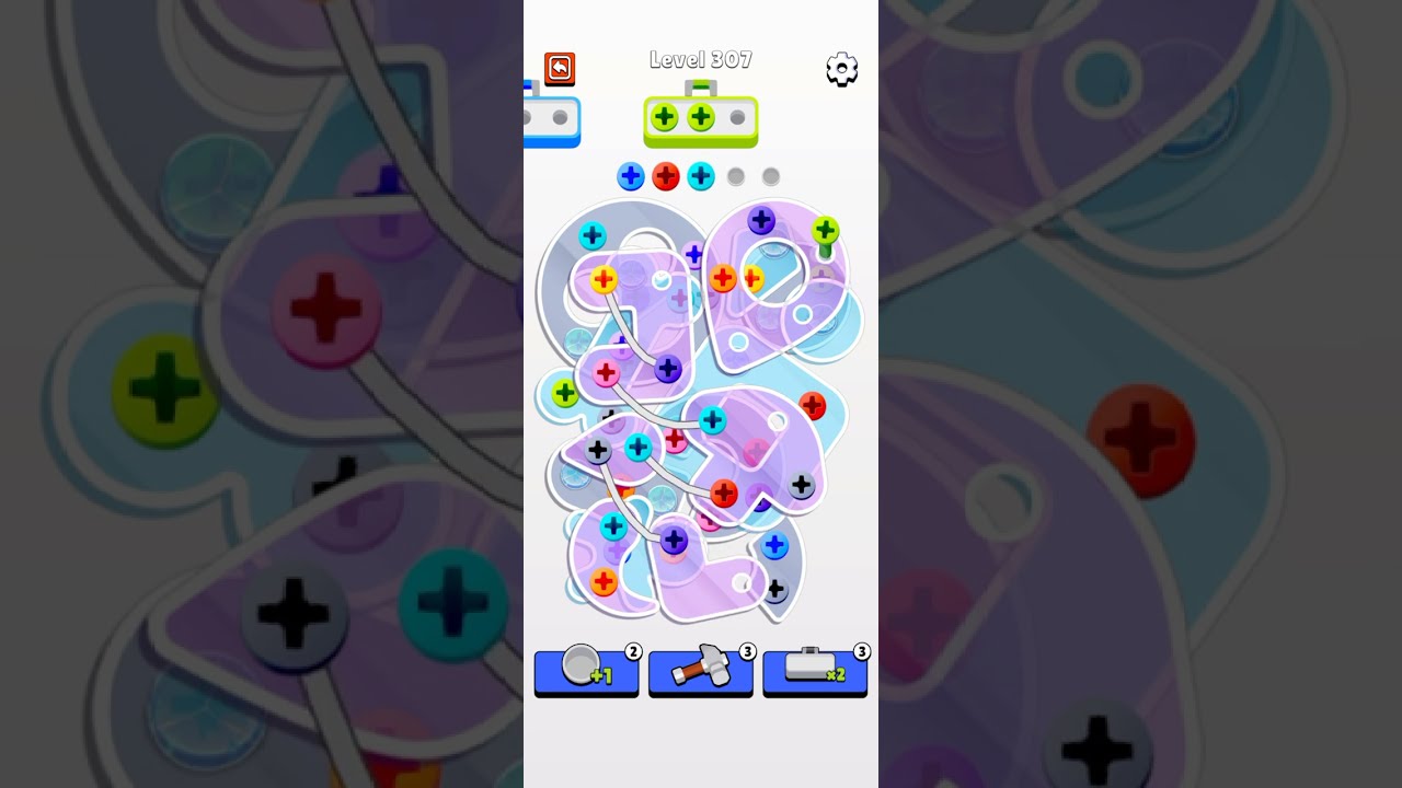 Screw Jam Puzzle Level 307 | GAME Walkthrough