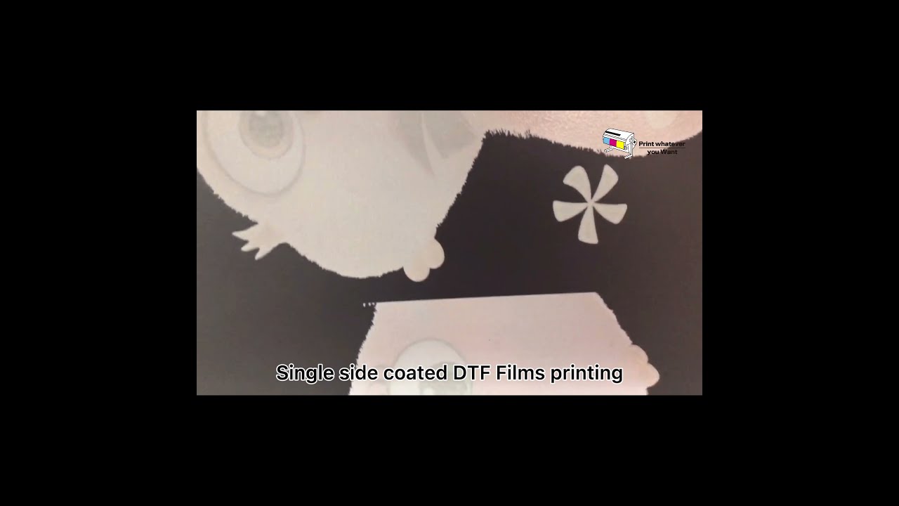 DTF Single side coated PET Films printing