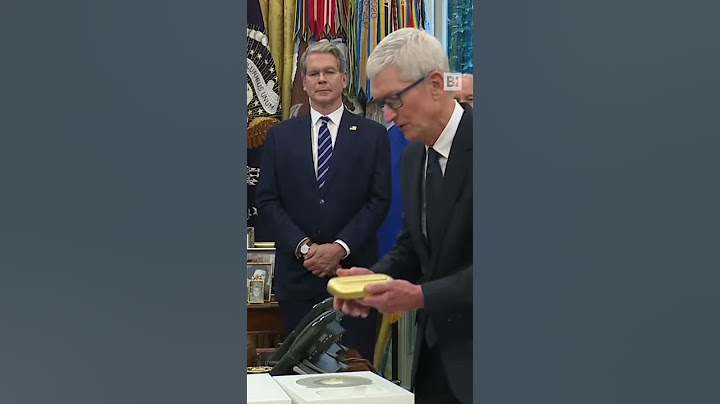 Tim Cook Tries to Surprise Trump: Apple CEO's 24-karat Gold Gift