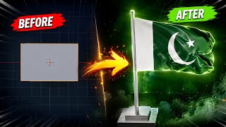 🇵🇰 Flag Simulation in Blender | Zero to Pro |  blender beginner tutorial |