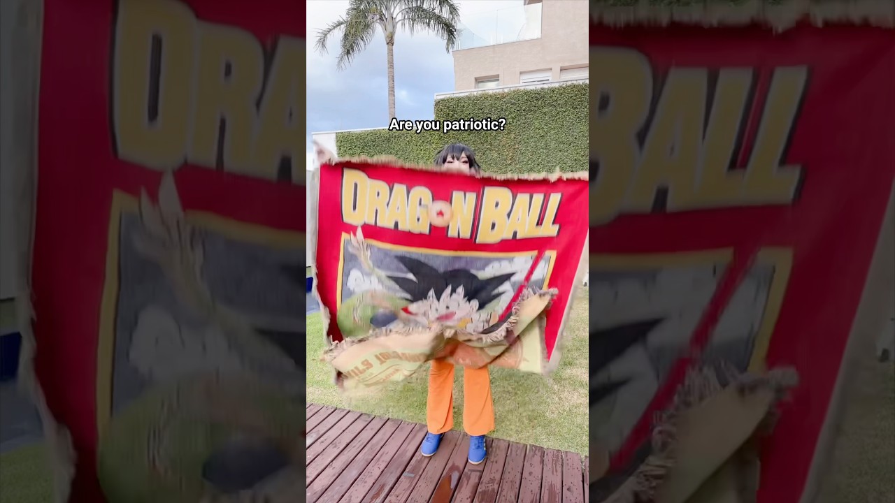 Are you patriotic? 😳 #cosplay #cosplayer #dragonball #animegirl