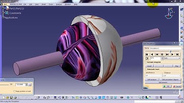 09 Mô Phỏng Khớp Cầu Trong Catia    CATIA V5 DMU Kinematics   Spherical Joint