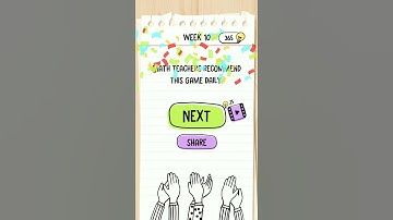 Brain Test week 10 what is the answer