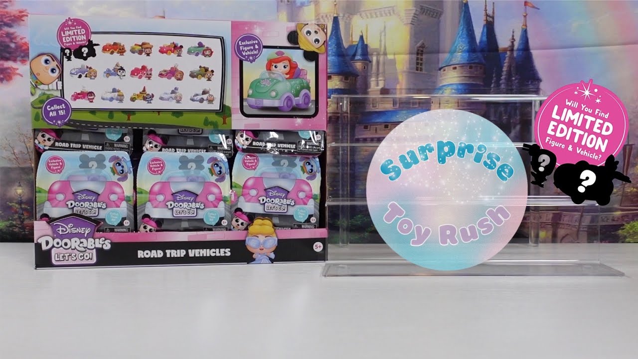 Disney Doorables Lets Go Road trip Vehicles FULL CASE W/ Codes!!! YouTube