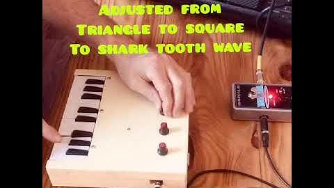 555 timer chip synth with glide LFO filter and octave divider