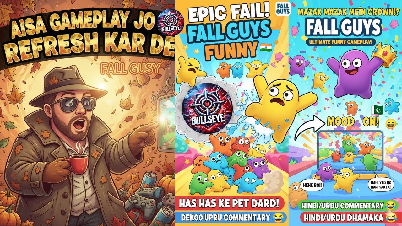 Aisa Gameplay Jo Apko Refresh Kar De Ga 🤣 | Fall Guys Funny Commentary (Hindi/Urdu)