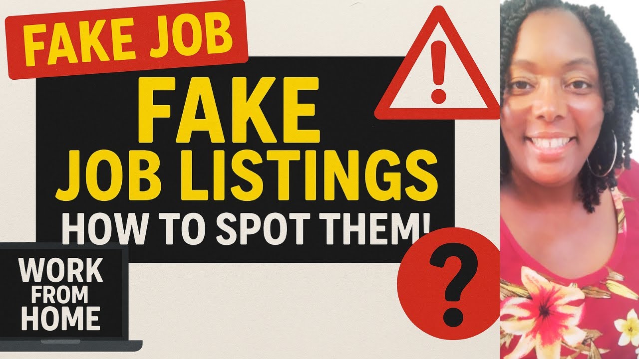 “Beware! Fake Job Listings You MUST Avoid in 2025 Work from Home Scams ...