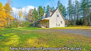 New Hampshire Farmhouse On 5+ Acres | NH Real Estate For Sale | Affordable Houses New Hampshire
