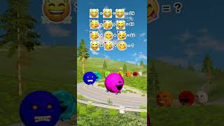 Big &amp; Small Moon Cars and Emoji Puzzles &amp; Games Ep.2 - BeamNG.drive