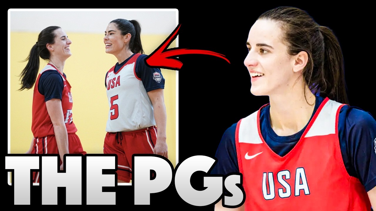 Caitlin Clark & Kelsey Plum Link Up Has Fans HYPED For Team USA Games...