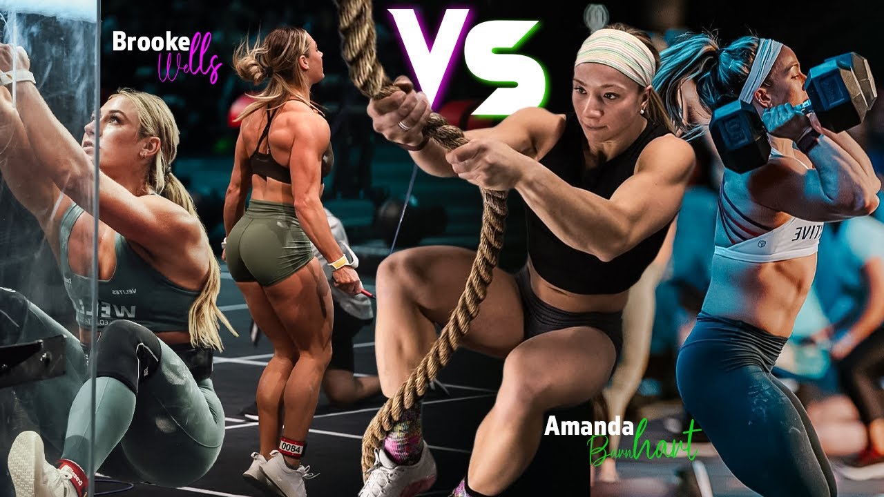 Брук Уэллс и Аманда Барнхарт — мотивация для девушек-кроссфит-девушек 💪 | Победительницы в эстети...