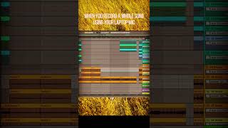 Using only my MacBook Air’s mic to record whole song #demo #record #ableton #daw #prdouction #mac
