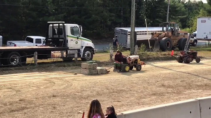 Pulling 4050lbs with Cub Cadet 100.