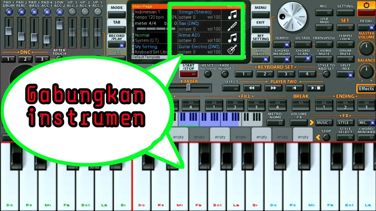 Cara menggabungkan irama org 2020 || Setting org 2020