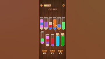 Sort Em All - Water Puzzle Game | Level - 2296 | #sortemall #gamesplay #youtube #shorts #viral
