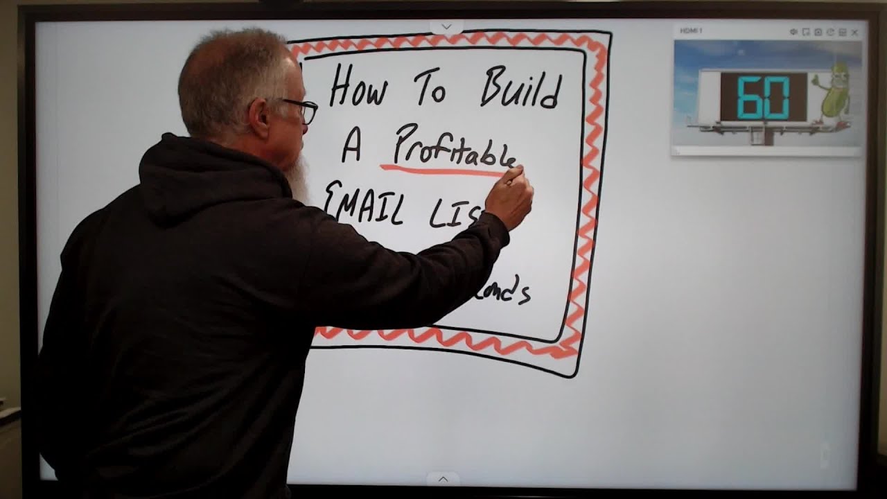 How To Build A Profitable Email List In 60 Ish Seconds Youtube