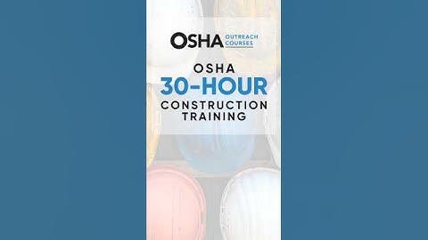 OSAH Certified | OSHA 30-Hour Training | Safety Training | Workplace Safety | Career Safe Training