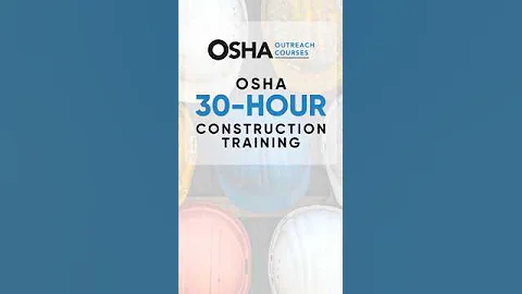 OSAH Certified | OSHA 30-Hour Training | Safety Training | Workplace Safety | Career Safe Training