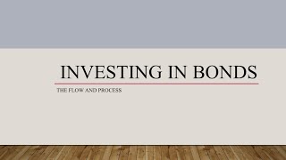 FIN376 (INDIVIDUAL ASSIGNMENT)- THE PROCESS AND FLOW OF INVESTING IN BONDS Net Worth