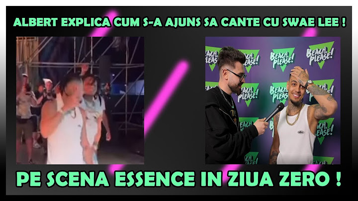 ALBERTNBN EXPLICA CUM a CANTAT cu SWAE LEE pe SCENA ESSENCE in ZIUA 0 ! TopTrap News