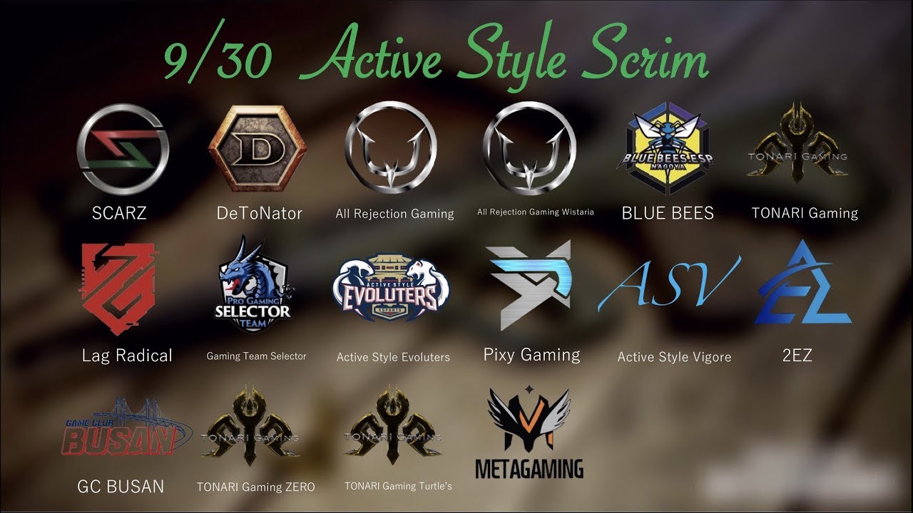 【プロチーム】  招待制　ActiveStyle Scrim【PUBGモバイル】【PUBG  MOBILE】