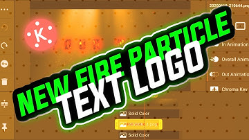 Particles Intro & Fire Text Animation in Kinemaster || Pixellab Tutorial || 2020 in telugu