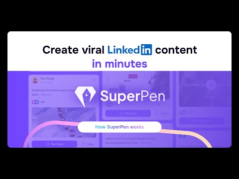 Superpen : How it works? - video from SuperPen