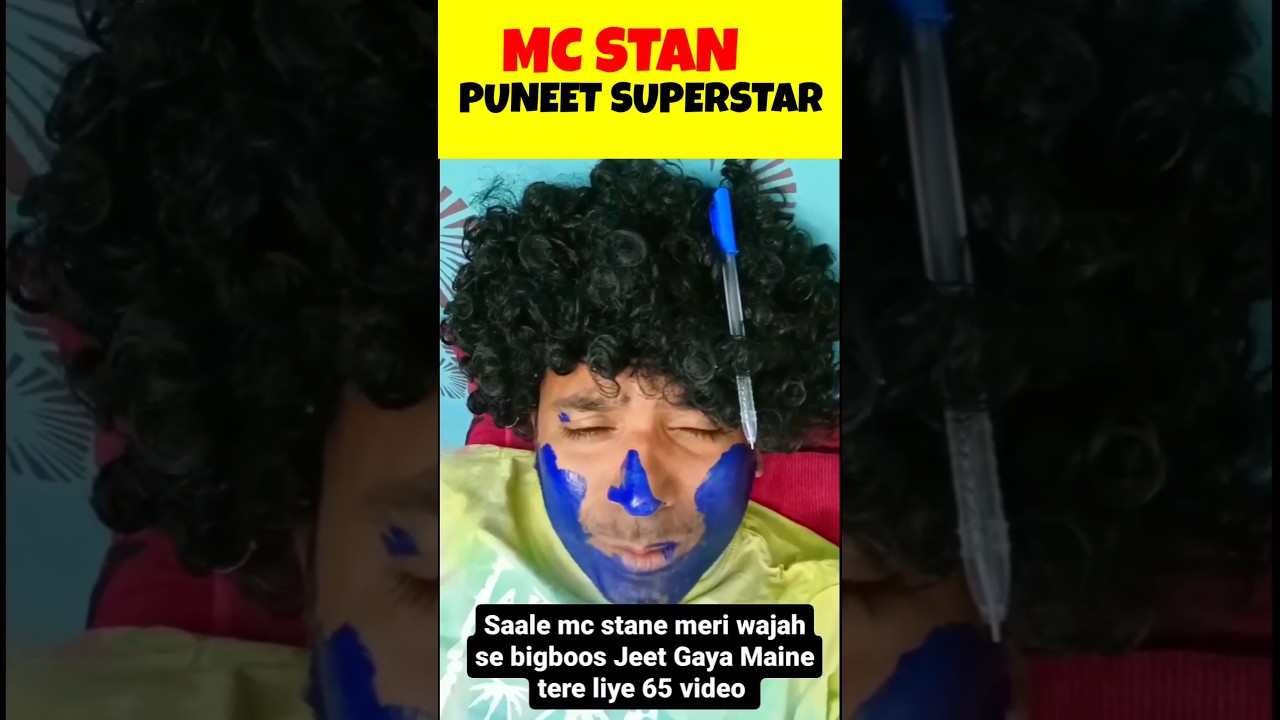 PUNEET SUPERSTAR ANGRY ON MC STAN 😂🔥 #mcstan #lordpuneet #shorts