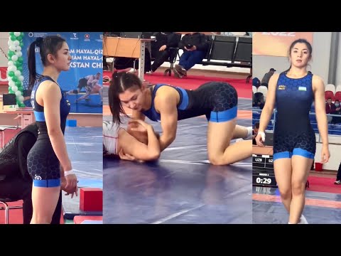 Uzbek Sportchi Qiz Daxshat Kurash Tushdi! Modelga Oxshar Ekan