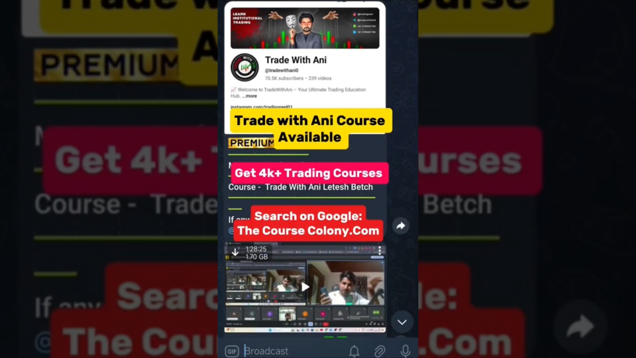 Trade With Ani Latest Course Available 🔥💸 
