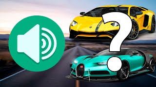 Guess The Car by The Sound | Car Quiz Challenge