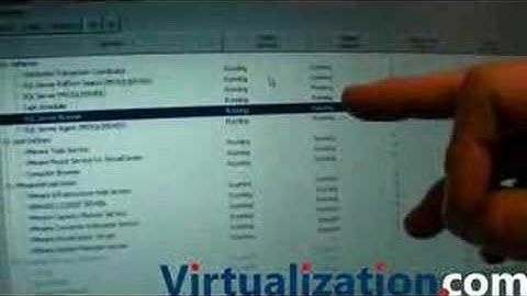 Virtualization.com Demo from Darren Bird, Systems Engineer with The Neverfail Group (VMworld Europe 2008)