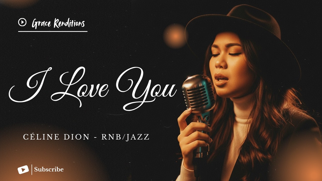 I Love You - Céline Dion - Female - RNB/Jazz Cover (Lyric Video)