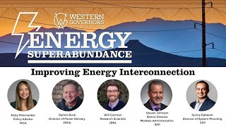 Energy Superabundance initiative webinar: Improving Energy Interconnection