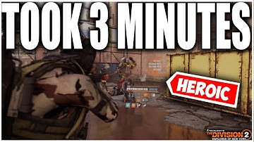 THIS DIVISION 2 HEROIC CONTROL POINT TOOK US 3 MINUTES! THIS SHOTGUN IS AMAZING!