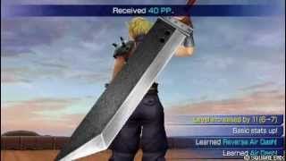 Final Fantasy Dissidia 012 Replay : Cloud vs. Tidus (Perfect)