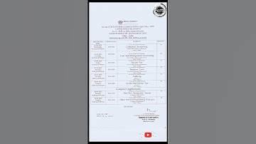 #B.com_4th_Sem_timetable #andhrauniversity