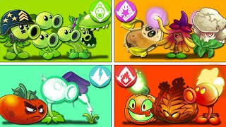 Team Pea Vs Magic Vs Electric Vs Fire - Who Will Win? - Plants Vs Zombies 2