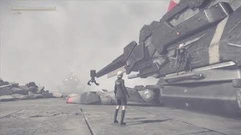 Nier Automata Walkthrough Part 33 - 9s Grun Fight