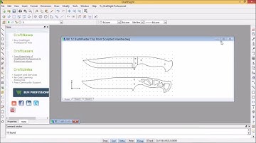 Drawing Custom Knife Profiles with DraftSight CAD | Handle Swapping
